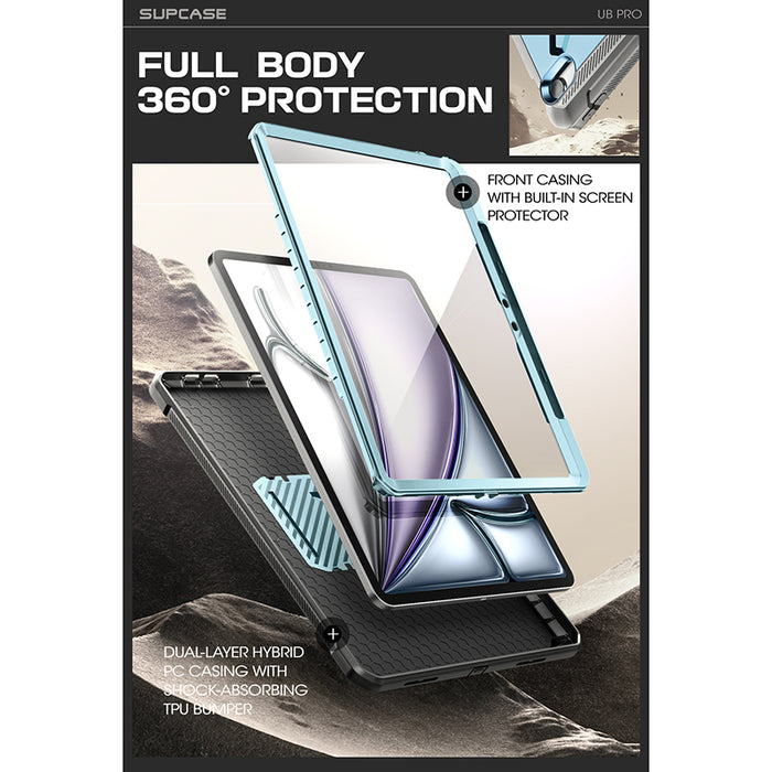 iPad Air 13 Inch (2024) Unicorn Beetle Pro Rugged Case(open box)-Arctic Blue