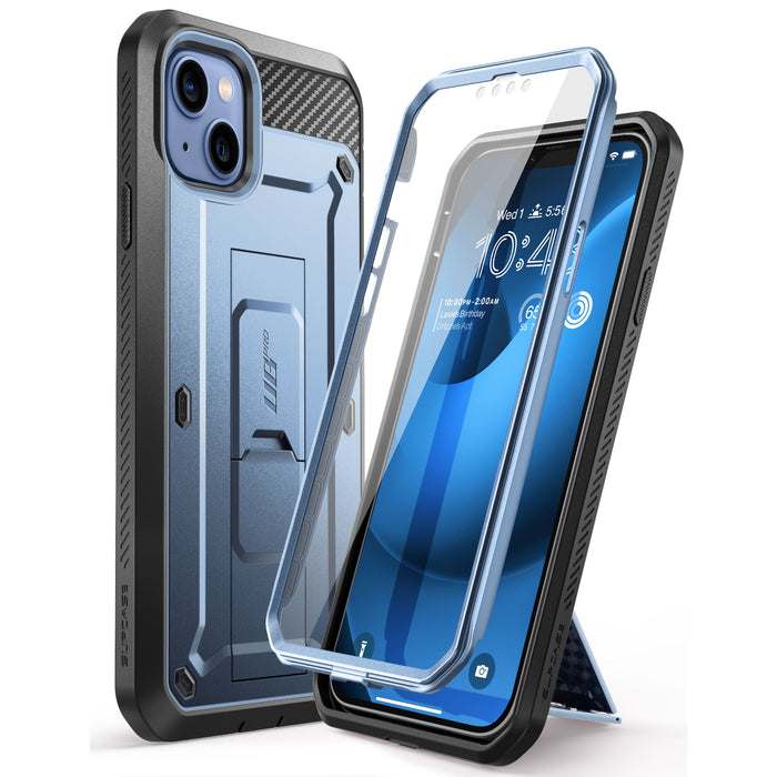 iPhone 14 6.1 inch Unicorn Beetle PRO Rugged Case-Metallic Blue