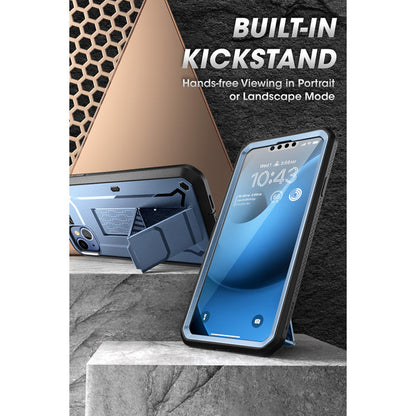 iPhone 14 6.1 inch Unicorn Beetle PRO Rugged Case-Metallic Blue