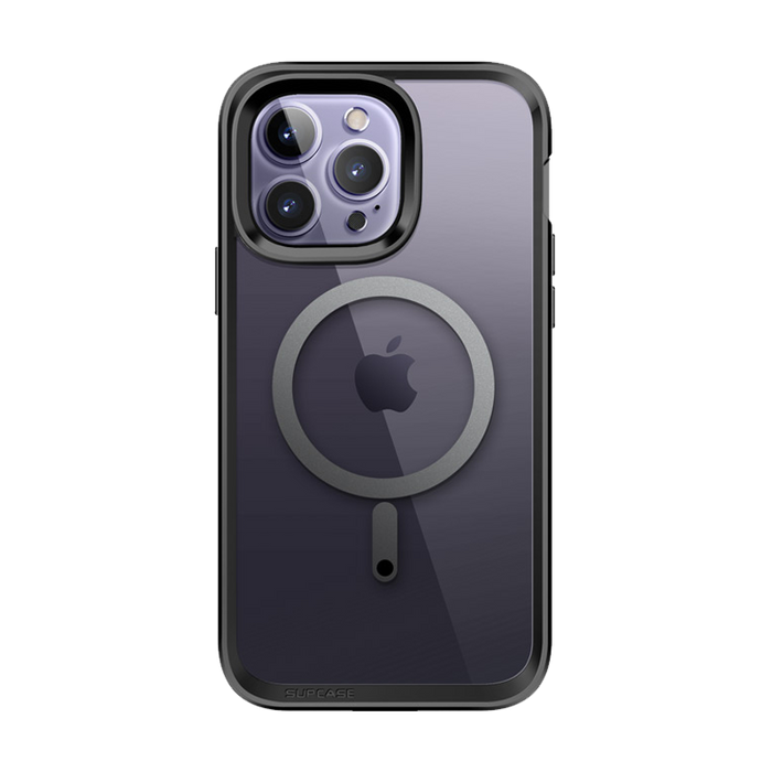 iPhone 14 Pro 6.1 inch Unicorn Beetle EDGE MAG with Screen Protector Clear Case-Black