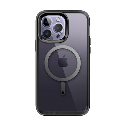 iPhone 14 Pro 6.1 inch Unicorn Beetle EDGE MAG with Screen Protector Clear Case-Black