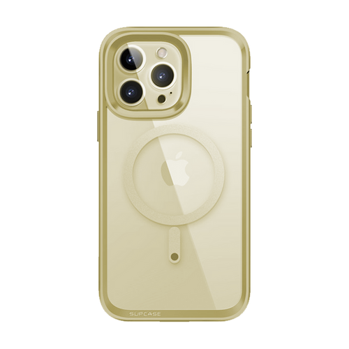 iPhone 14 Pro Max 6.7 inch Unicorn Beetle EDGE MAG with Screen Protector Clear Case-Gold