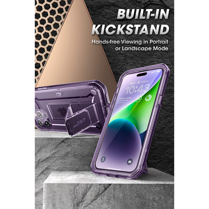 iPhone 14 Pro Max 6.7 inch Unicorn Beetle PRO Rugged Case-Purple Fog
