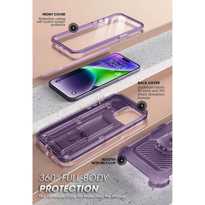 iPhone 14 Pro Max 6.7 inch Unicorn Beetle PRO Rugged Case-Purple Fog