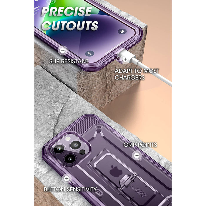 iPhone 14 Pro Max 6.7 inch Unicorn Beetle PRO Rugged Case-Purple Fog