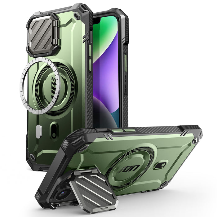 iPhone 16e  Unicorn Beetle MAG XT MagSafe Case-Dark Green