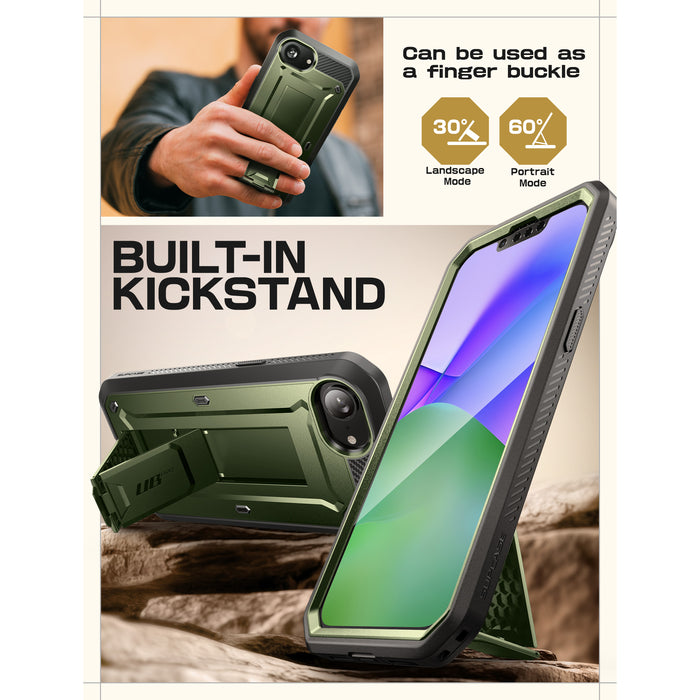 iPhone 16e  Unicorn Beetle Pro Rugged Case-Dark Green