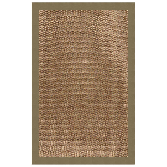 Islamorada-Herringbone Classic Sage Indoor/Outdoor Bordere Rectangle image
