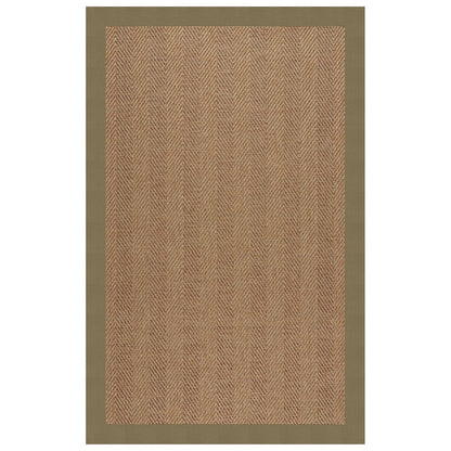 Islamorada-Herringbone Classic Sage Indoor/Outdoor Bordere Rectangle image