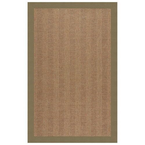 Islamorada-Herringbone Classic Sage Indoor/Outdoor Bordere Rectangle image