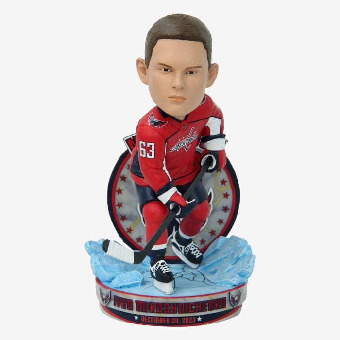 Ivan Miroshnichenko Washington Capitals NHL Debut NHL Hockey Bobblehead