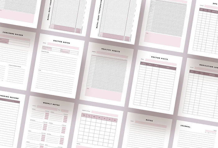 Ladystrategist IVF Planner Canva Template instagram canva templates social media templates etsy free canva templates