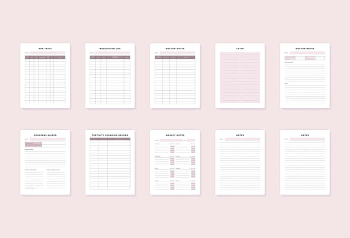 Ladystrategist IVF Planner Canva Template instagram canva templates social media templates etsy free canva templates