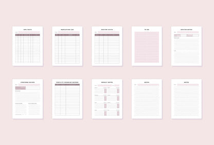 Ladystrategist IVF Planner Canva Template instagram canva templates social media templates etsy free canva templates