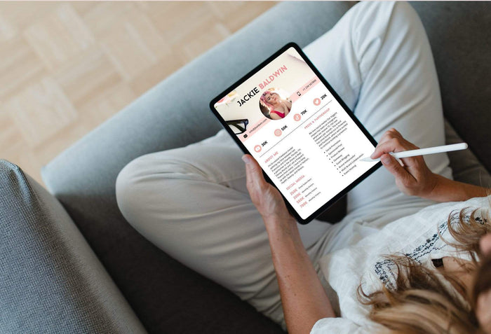 Ladystrategist Jackie Baldwin Media Kit Canva Template for Influencers instagram canva templates social media templates etsy free canva templates