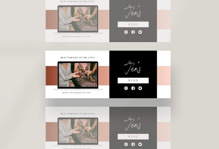 Ladystrategist Jens Facebook Cover Canva Template instagram canva templates social media templates etsy free canva templates