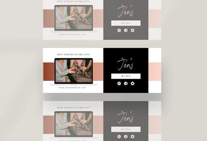 Ladystrategist Jens Facebook Cover Canva Template instagram canva templates social media templates etsy free canva templates