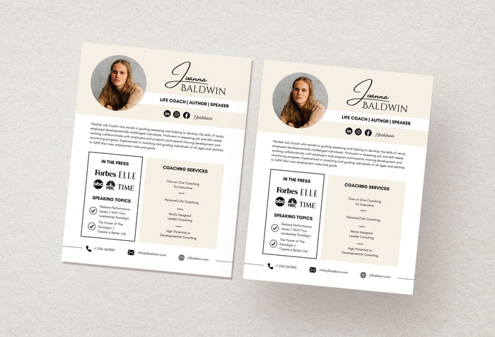 Ladystrategist Joanna Speaker Sheet Canva Template instagram canva templates social media templates etsy free canva templates