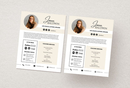 Ladystrategist Joanna Speaker Sheet Canva Template instagram canva templates social media templates etsy free canva templates