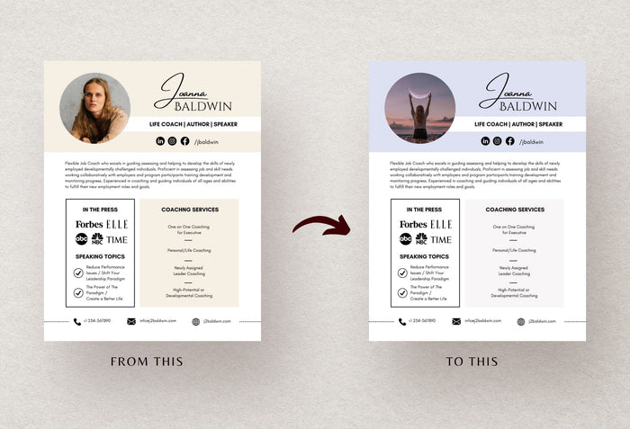 Ladystrategist Joanna Speaker Sheet Canva Template instagram canva templates social media templates etsy free canva templates
