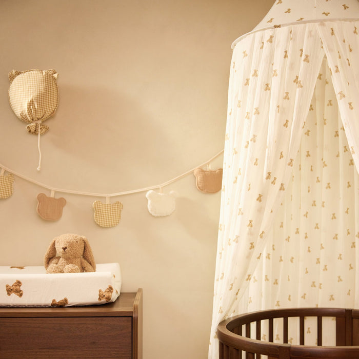 Jollein – Canopy Mini Teddy Bear 245cm - Mabel & Fox
