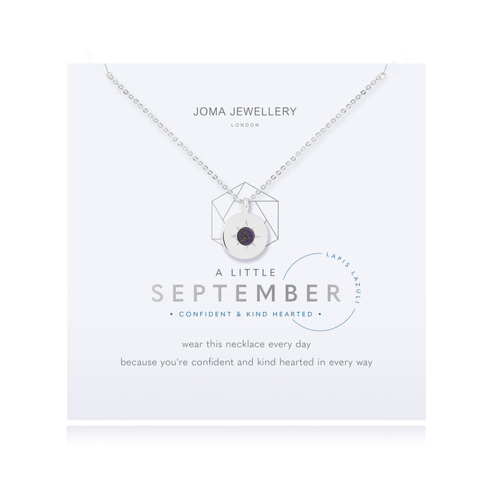 Joma A Little Birthstone Necklace - September Lapis Lazuli