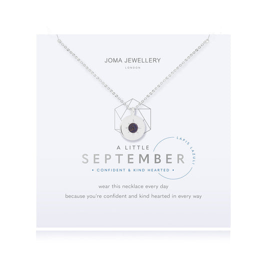 Joma A Little Birthstone Necklace - September Lapis Lazuli