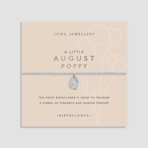 Joma Birth Flower A Little August Bracelet
