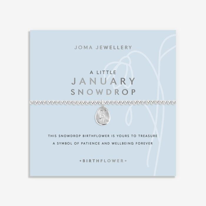 Joma Birth Flower A Little January Bracelet