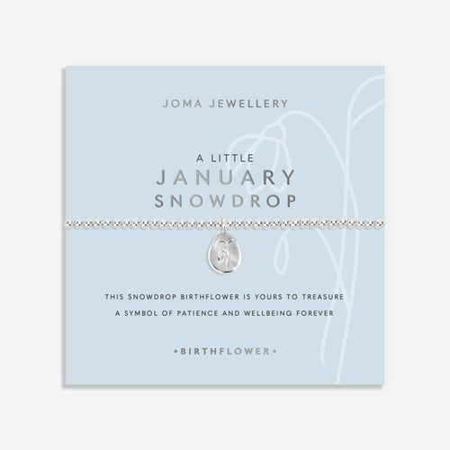 Joma Birth Flower A Little January Bracelet