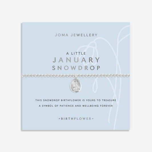 Joma Birth Flower A Little January Bracelet