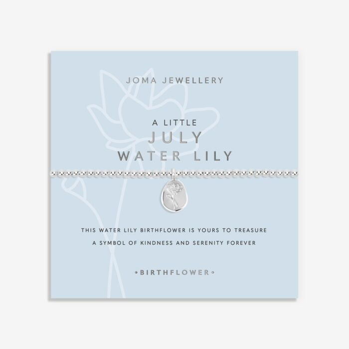 Joma Birth Flower A Little July Bracelet