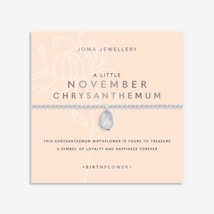 Joma Birth Flower A Little November Bracelet