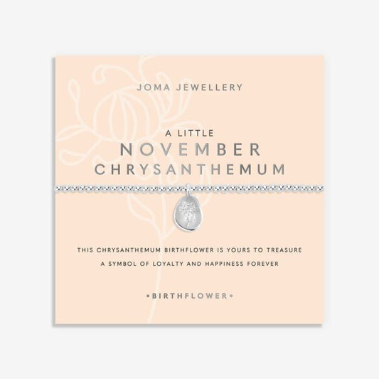 Joma Birth Flower A Little November Bracelet