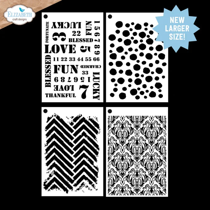Journal Stencils 11 by Elizabeth Crafts