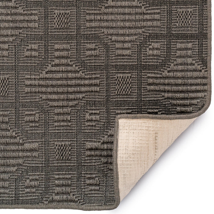 Julian Graphite Machine Woven Rug Rectangle image