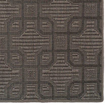 Julian Graphite Machine Woven Rug Rectangle image