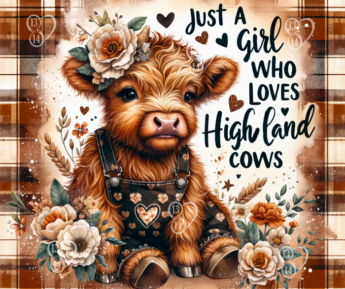 Just A Girl Who Loves Cows – Highland Cow | 20 oz Tumbler