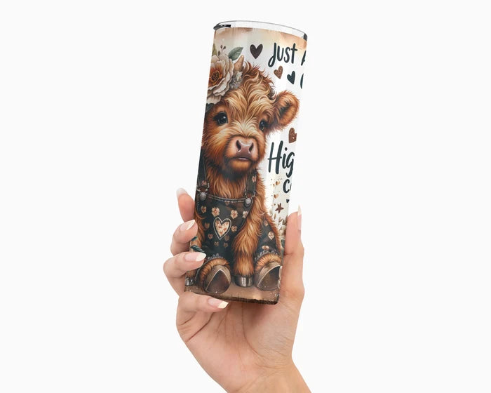 Just A Girl Who Loves Cows – Highland Cow | 20 oz Tumbler
