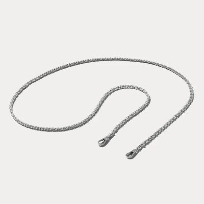 Kaia Crossbody Strap - Silver/Silver