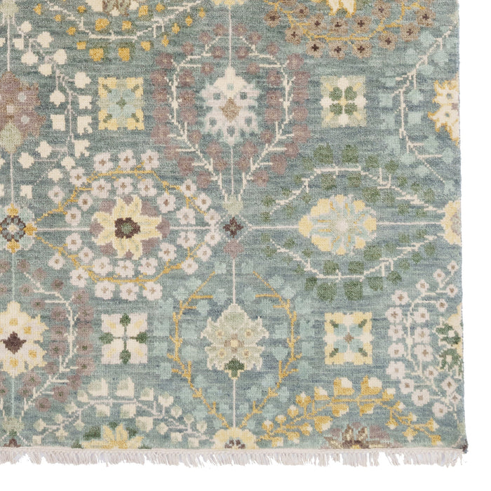 Kerrington-Eisley Robin's Egg Hand Knotted Rug Rectangle image