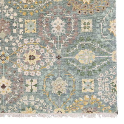 Kerrington-Eisley Robin's Egg Hand Knotted Rug Rectangle image
