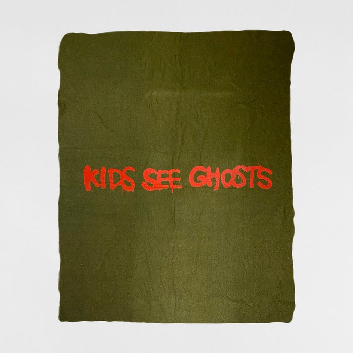 Kids See Ghost 2018 Graffiti Military Wool Blanket