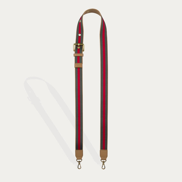 Kimberly Adjustable Strap Only - Tan/Gold Bandolier