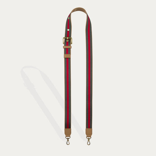 Kimberly Adjustable Strap Only - Tan/Gold Bandolier