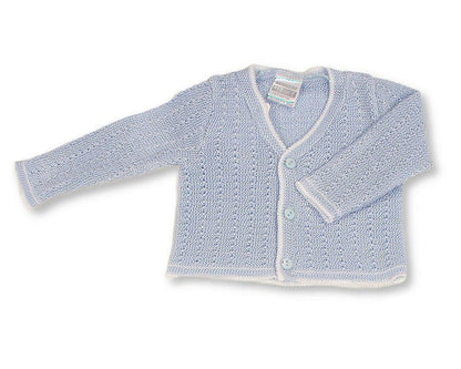 Knitted Baby Boys Cardigan - (PK6) (9-24m) BW-10-1005_24