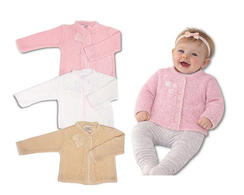 Knitted Baby Girls Cardigan - (PK6) (0-9m) BW-10-1013_09