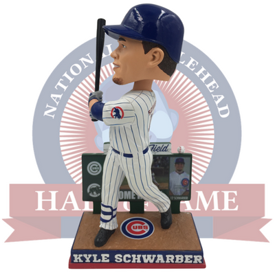 Kyle Schwarber Scoreboard Home Run Bobblehead - National Bobblehead HOF Store