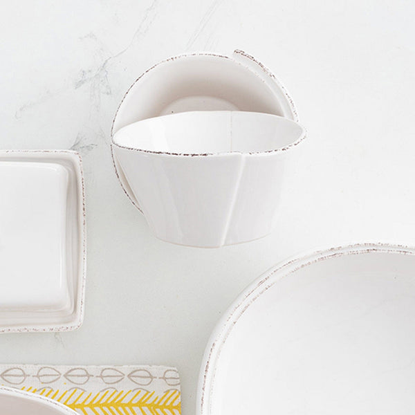 Lastra White Stacking Berry Bowl - Set of 4
