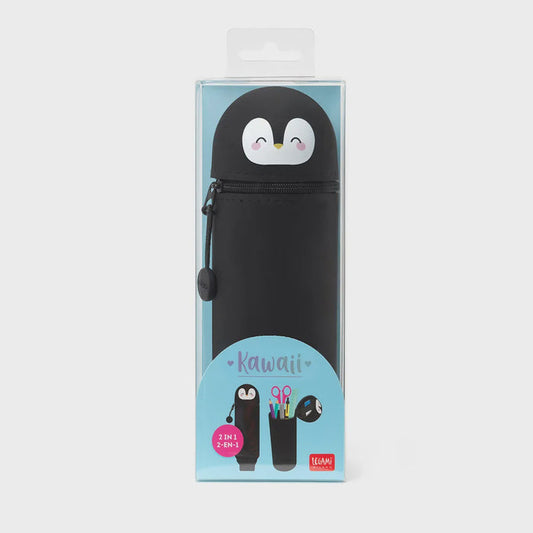 Legami Kawaii 2 in 1 Pencil Case - Penguin